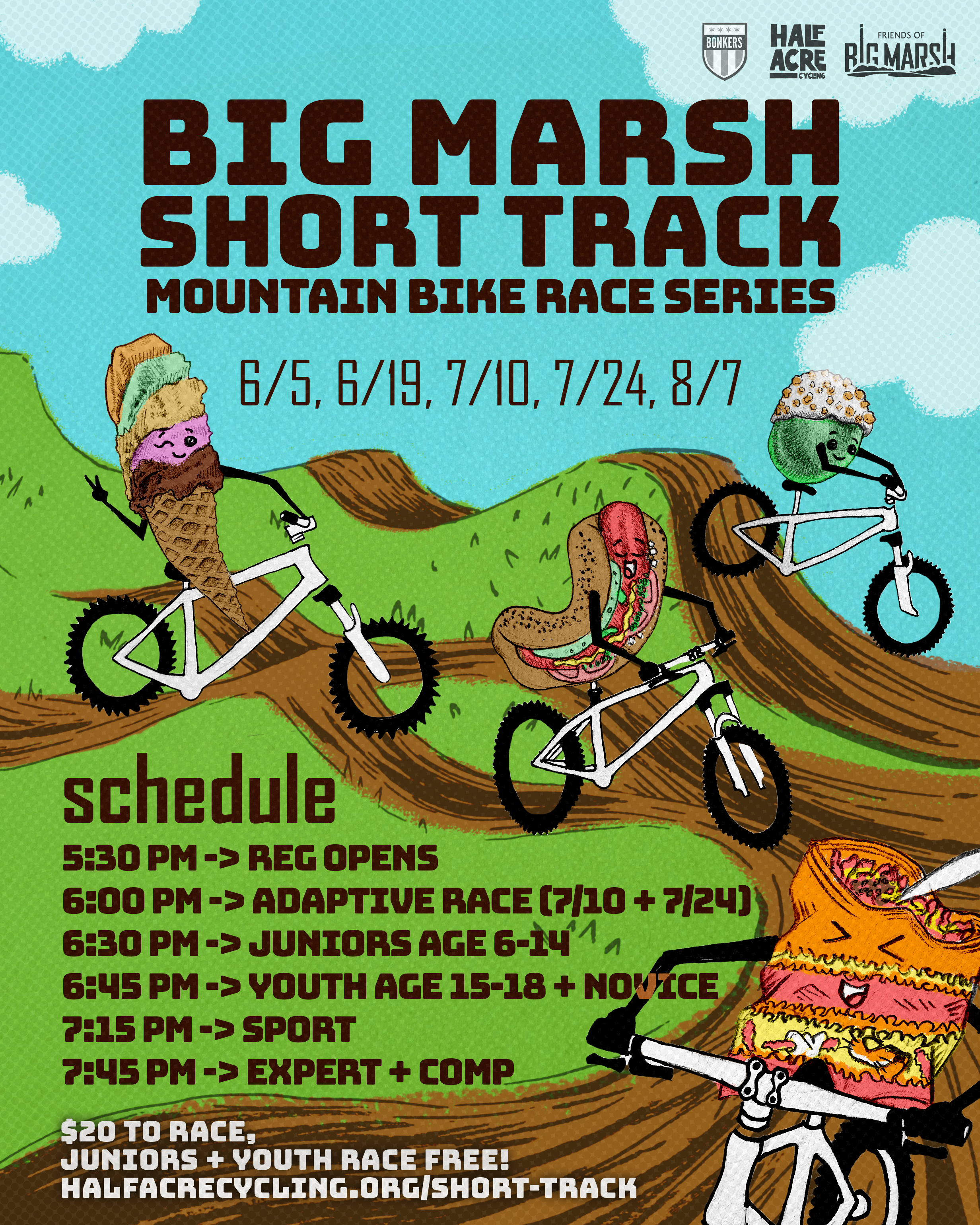 Short Track Event Poster